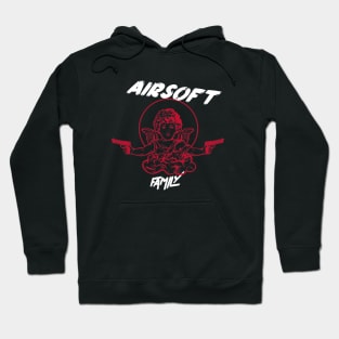 Airsoft Family - Angel with Guns Hoodie